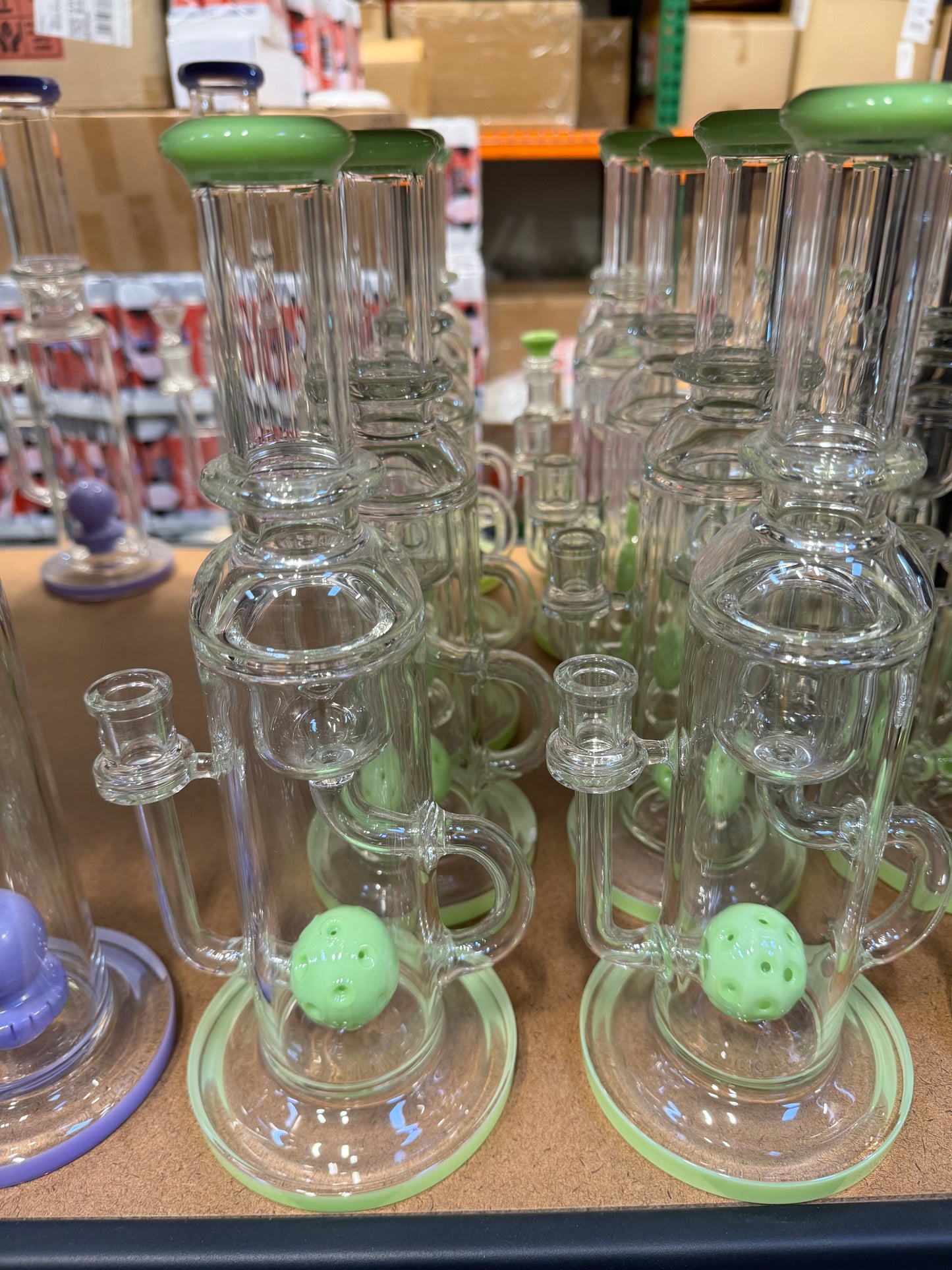 Green ball bong