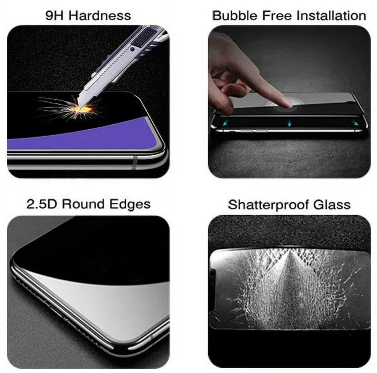 Four (4) 2026 edition Glass Guard Screen Protectors