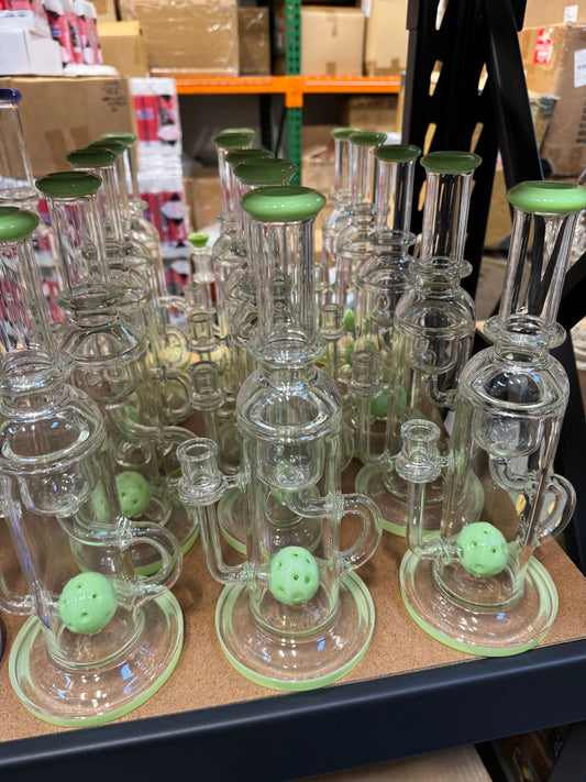 Green ball bong