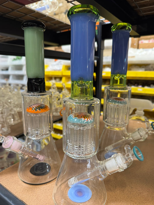 Long colored bong