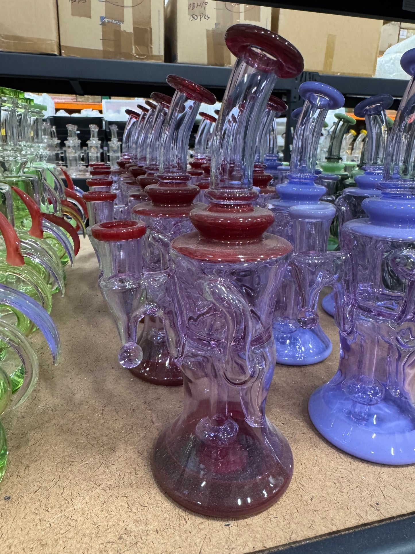 Neon built-in recycler rig