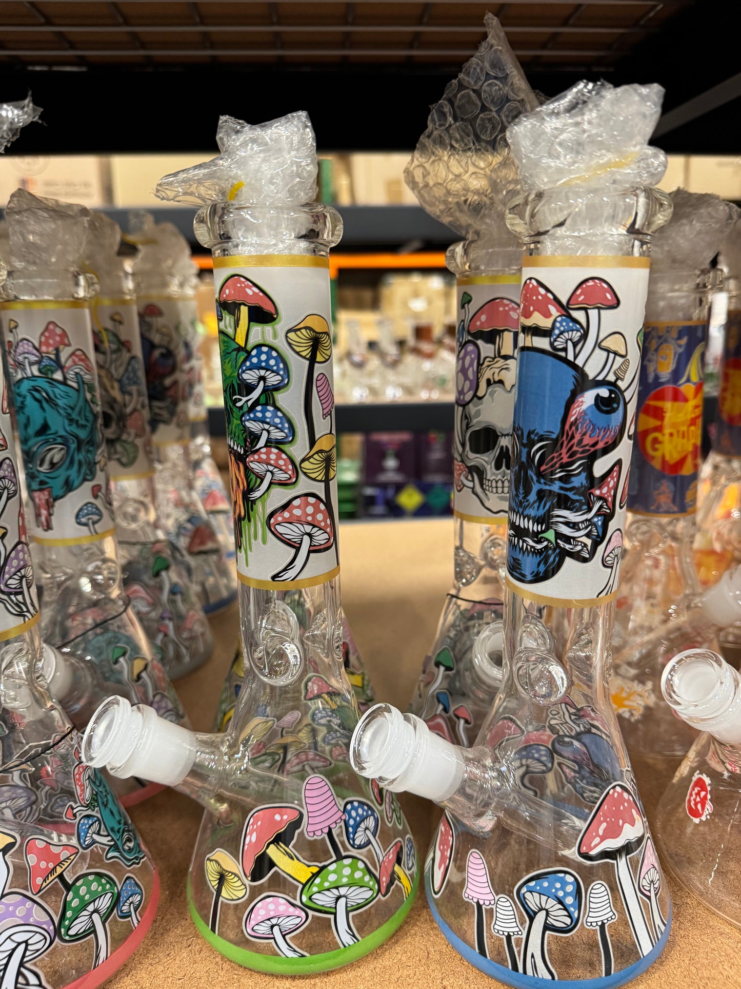 Cartoon beaker bongs