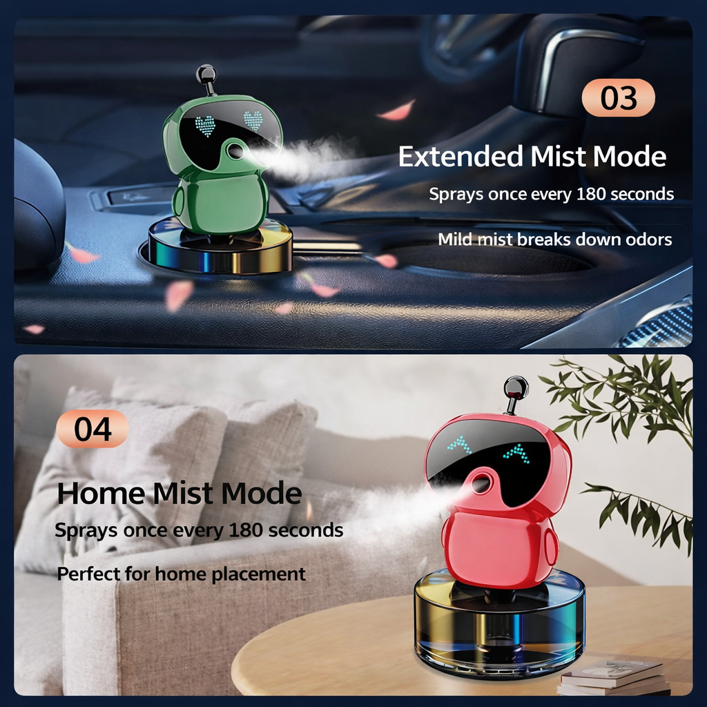 New AI Car Humidifier + Essential Oil Diffuser (USB)