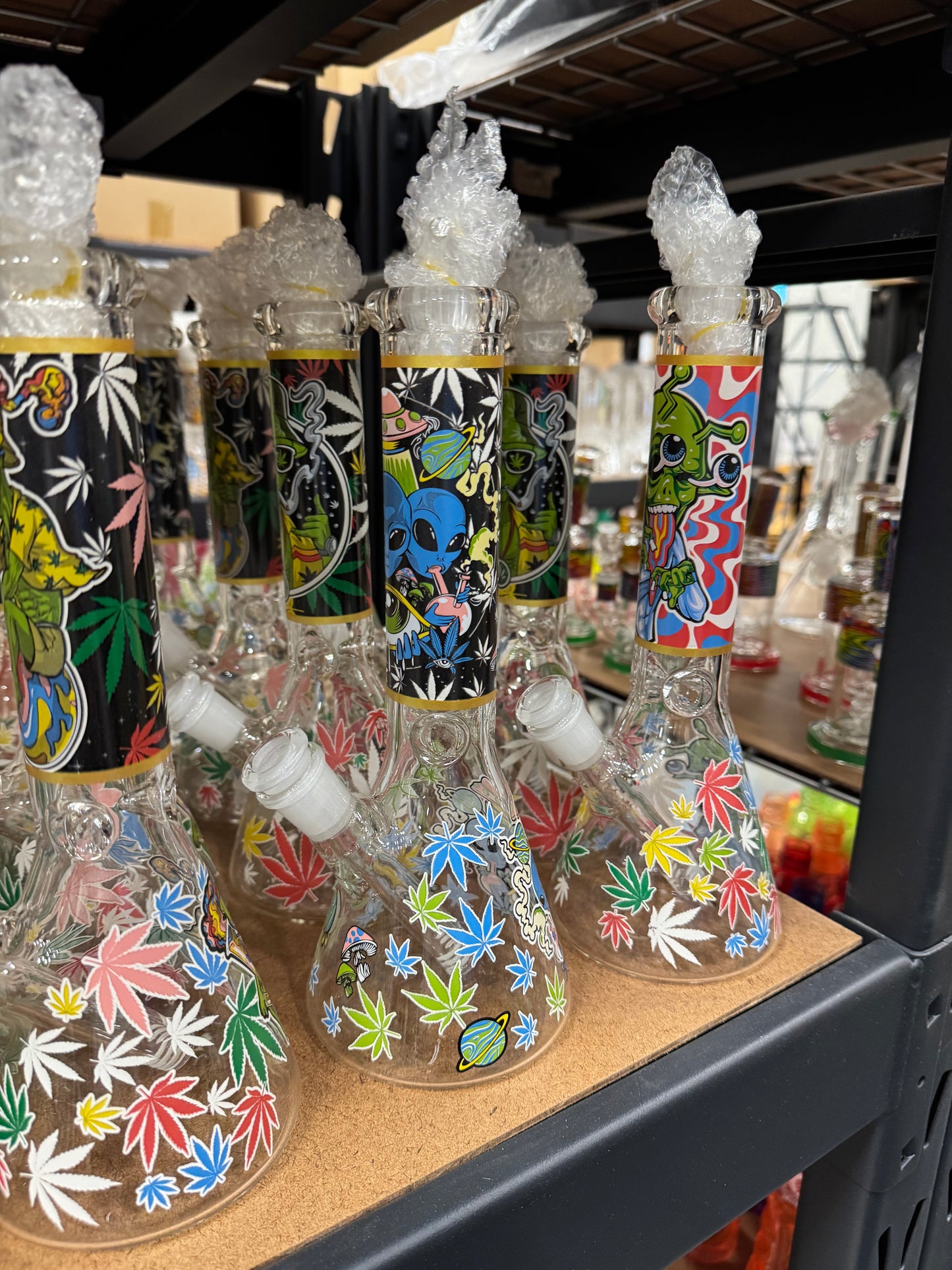 Cartoon beaker bongs