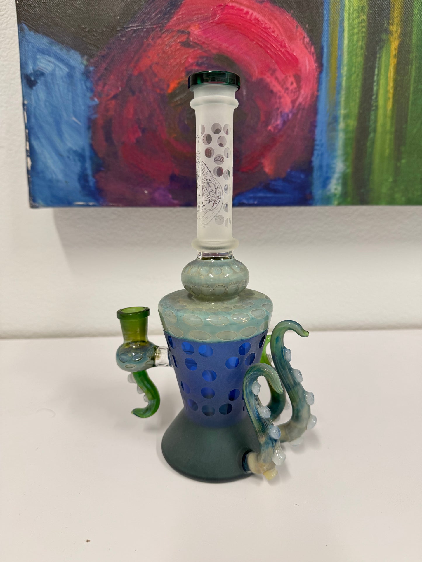 Octopus rig bong