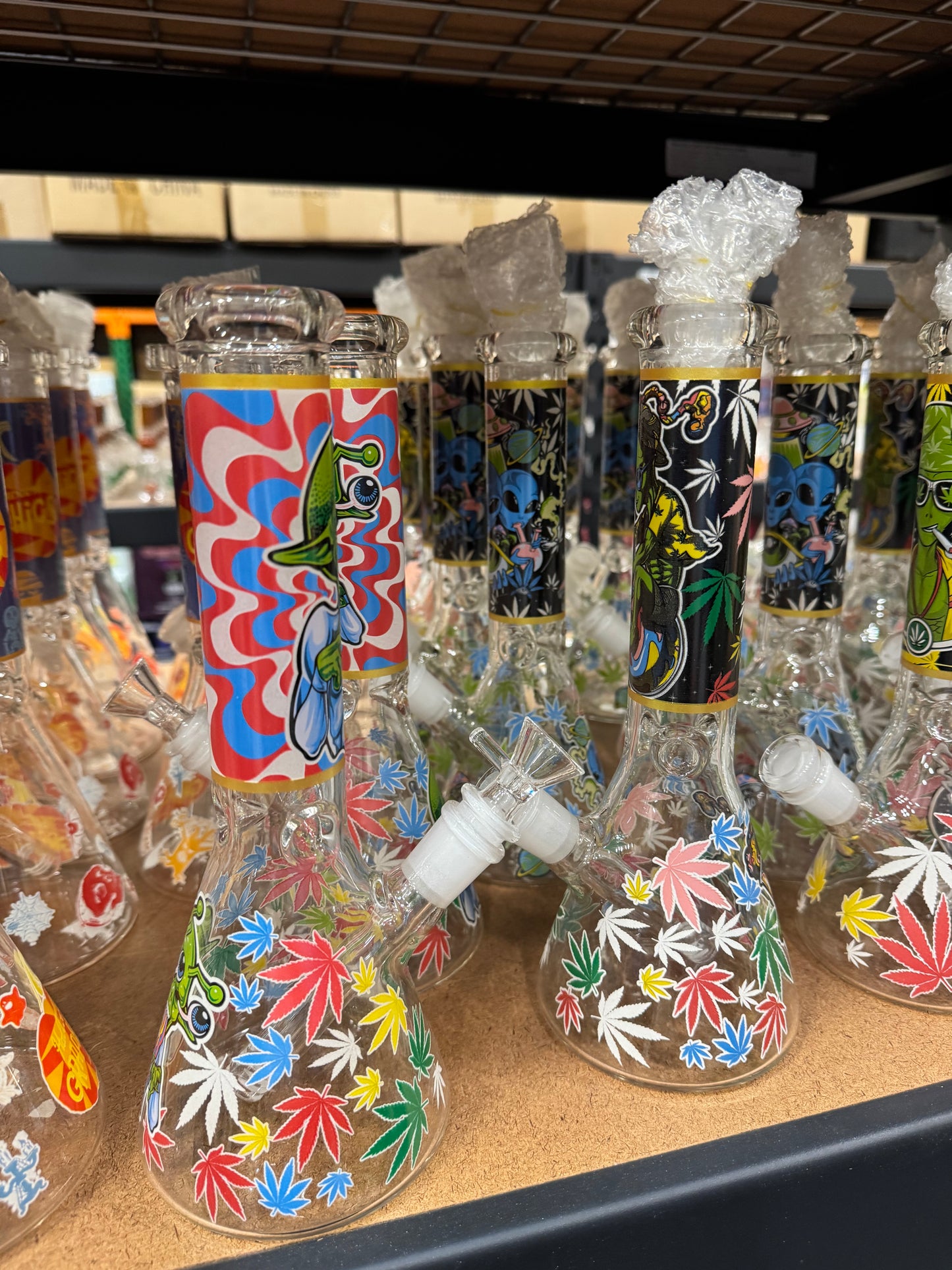Cartoon beaker bongs