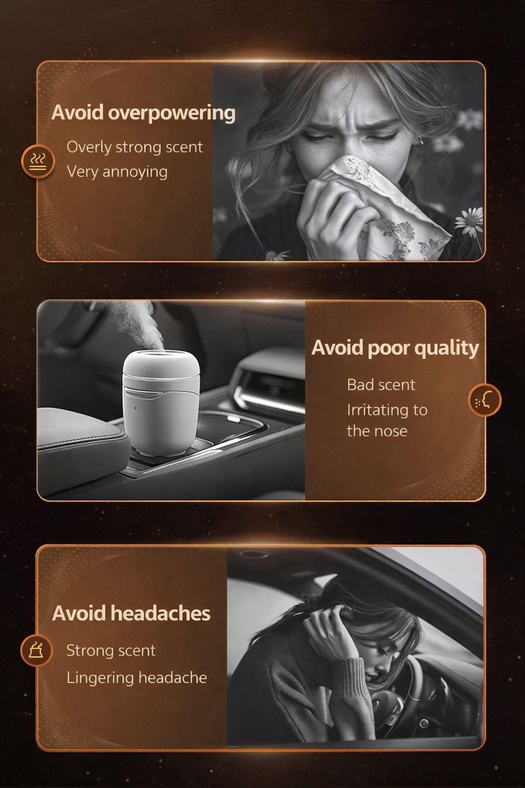 Jishe natural plant car air fresheners