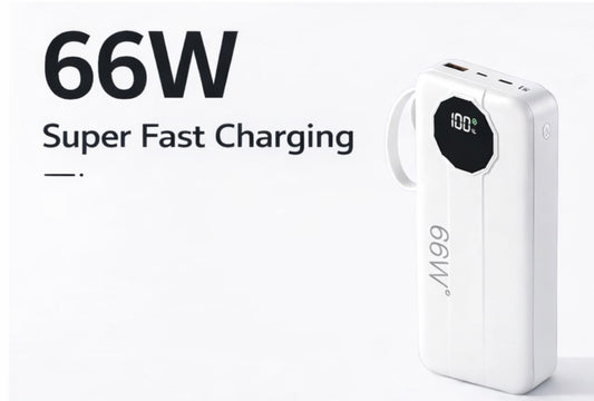 🔋 20,000mAh Portable Power Bank (2025 Model) – Fast Charging