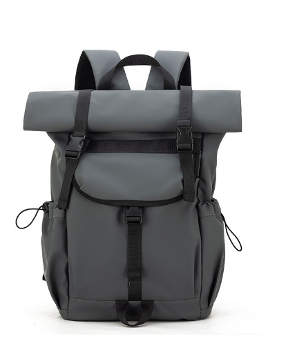 Roll-Top Function Men's Parachute Backpack