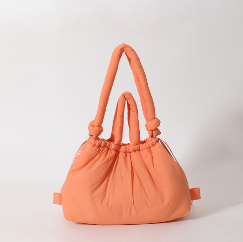 Fluffy Drawstring Shoulder Bag