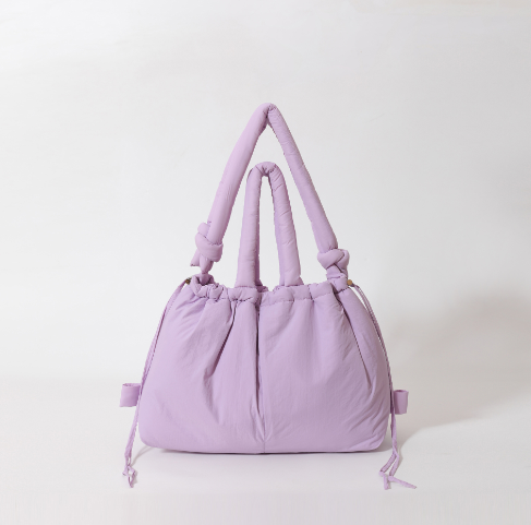 Fluffy Drawstring Shoulder Bag