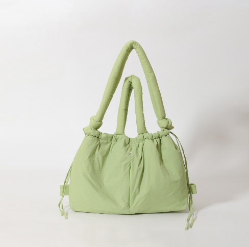 Fluffy Drawstring Shoulder Bag