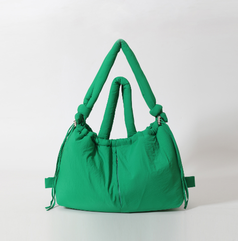 Fluffy Drawstring Shoulder Bag