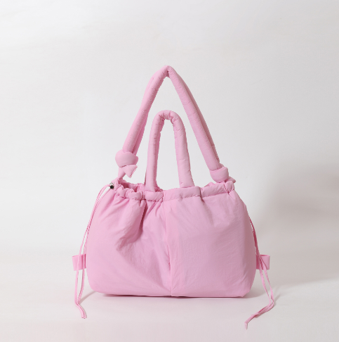 Fluffy Drawstring Shoulder Bag