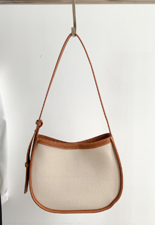 Korean Spliced Canvas Bag